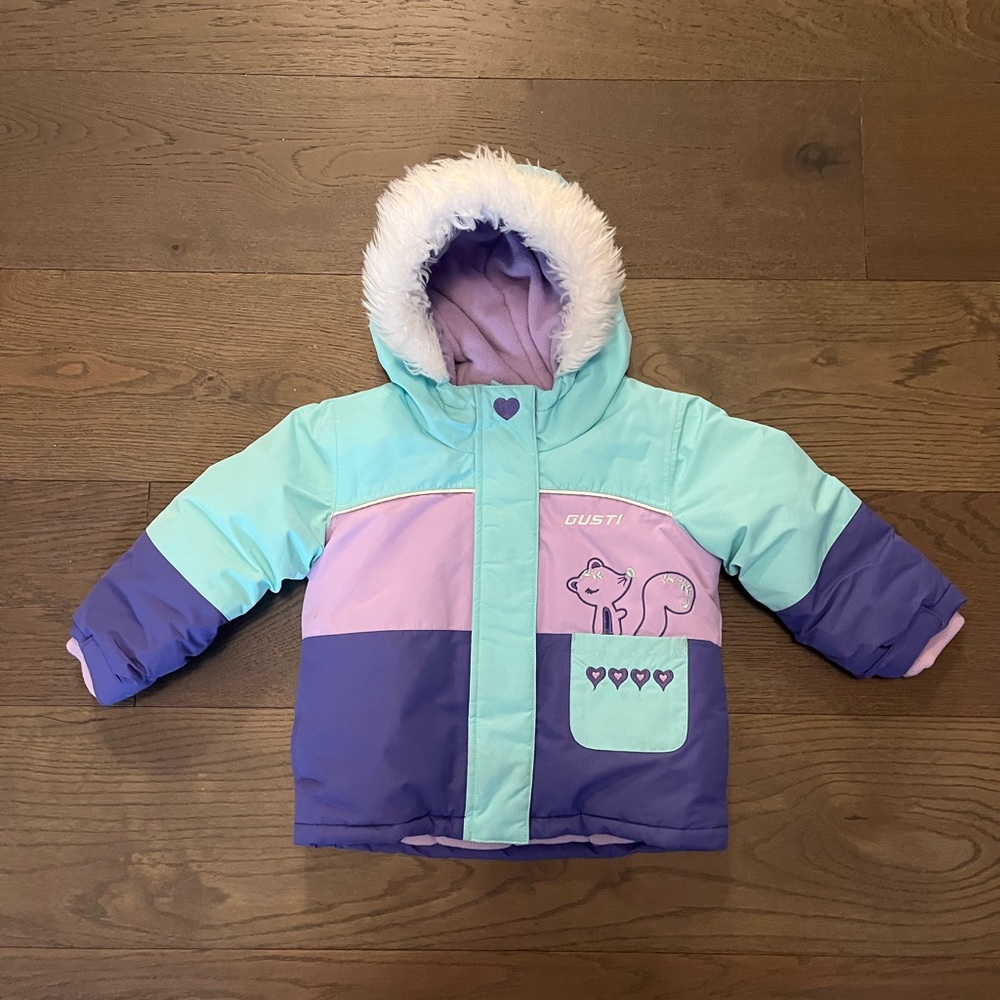 Gusti girls winter jacket 18M excellent condition